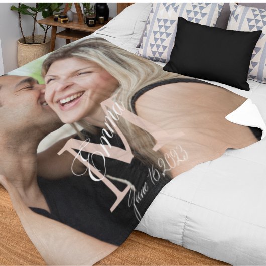 Scripted Overlay Story Fleece Blanket フリースブランケット