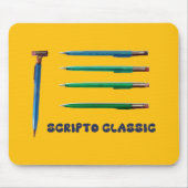 Scriptoクラシック Mechanical Pencils マウスパッド (正面)
