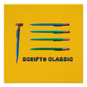 Scripto Classic Mechanical Pencil ポスター (正面)
