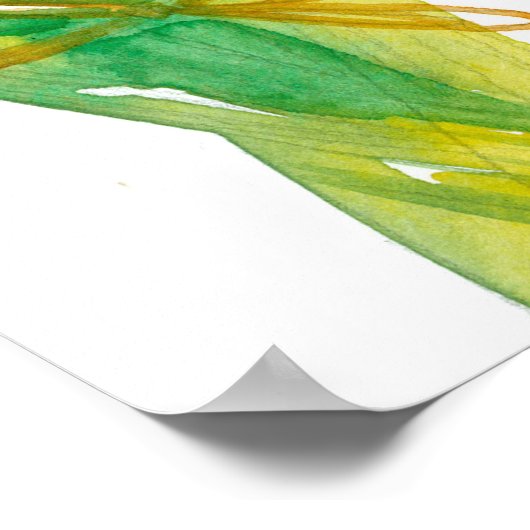 Scripture 1 John 4:16 God is Love Religious Flower ポスター (角)