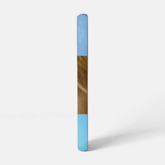 Scripture Blue Sky Calvary Crosses Gold Dove Samsung Galaxyケース (左側面)