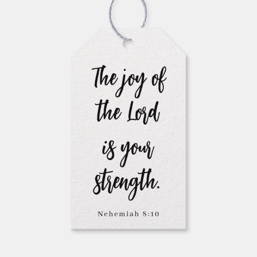 Scripture Centerpiece Decoration Graduation Party ギフトタグ (裏面)