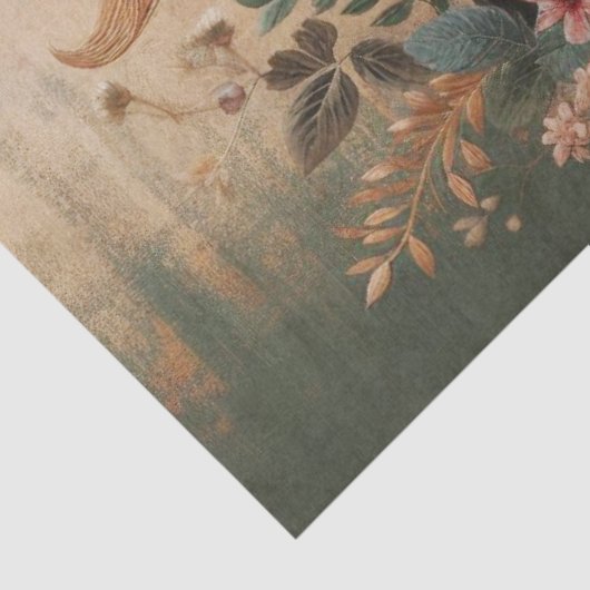 Scripture & Elegant Floral Equine, Decoupage 薄葉紙 (詳細)