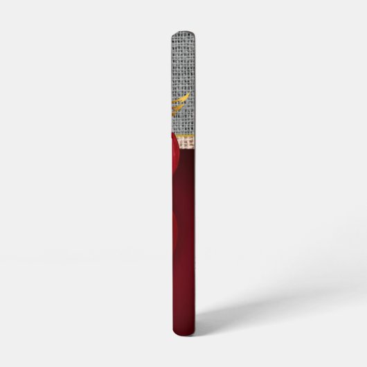 Scripture Hessian Embryo Red Heart Gold Dove Samsung Galaxyケース (左側面)