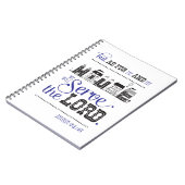 Scripture Inspired Journal Bible Joshua 24 ノートブック (左側)