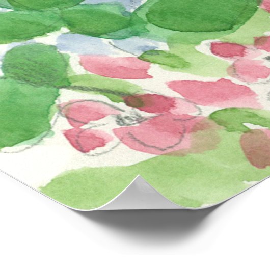 Scripture John 4:12 Love One Another Religious ポスター (角)