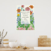 Scripture John 4:12 Love One Another Religious ポスター (キッチン)