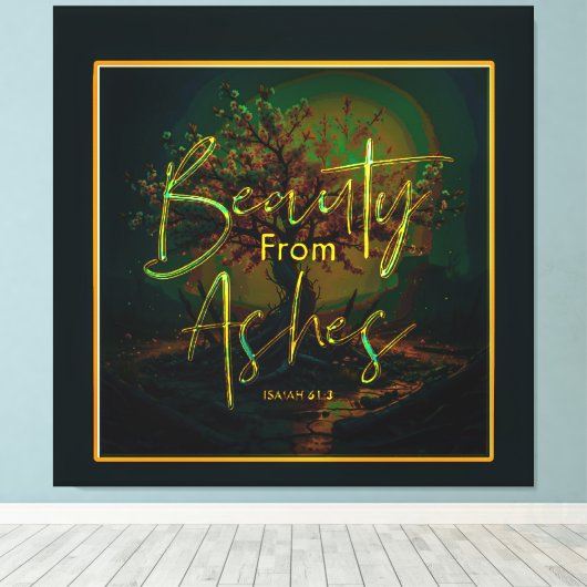 Scripture Pictures 06-01 キャンバスプリント (インサイチュ (ウッドフロア))