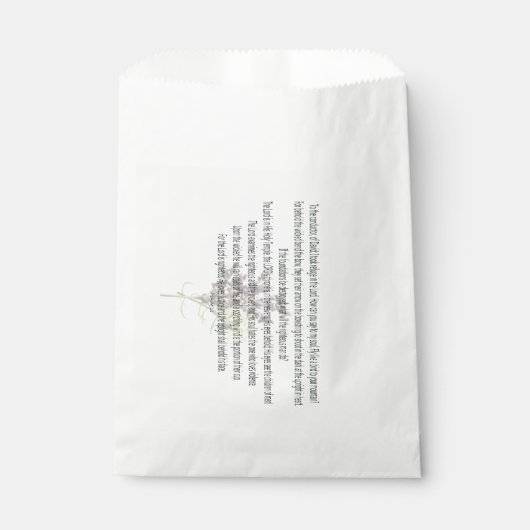 Scripture, Psalm 11, フェイバーバッグ (正面)