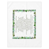 Scripture, Psalm 11, Bible Verse, テーブルクロス (正面)