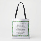 Scripture, Psalm 11, Bible Verse, トートバッグ (正面)