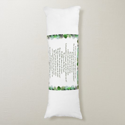 Scripture, Psalm 11, Bible Verse, ボディピロー (正面縦)