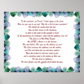 Scripture, Psalm 11, Bible Verse, ポスター (正面)