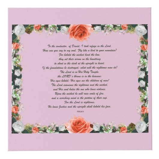 Scripture, Psalm 11, Botanic フォトキューブ (右)