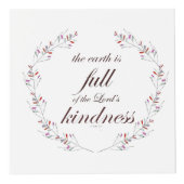 Scripture, Psalm 33, Full Kindness フォトキューブ (正面)