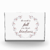 Scripture, Psalm 33, Full Kindness フォトブロック (正面)