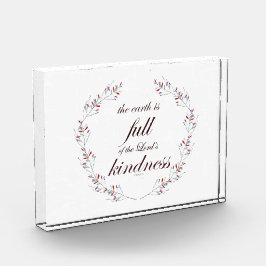 Scripture, Psalm 33, Full Kindness フォトブロック