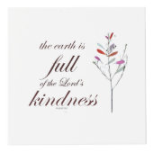 Scripture, Psalm 33, Kindness, フォトキューブ (正面)