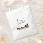 Scripture, Psalm 33, White and Pink Roses フェイバーバッグ (クリップ留めされた状態)