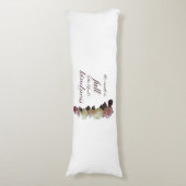 Scripture, Psalm 33, White and Pink Roses ボディピロー (正面縦)