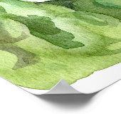 Scripture Song of Solomon White Poppies  ポスター (角)