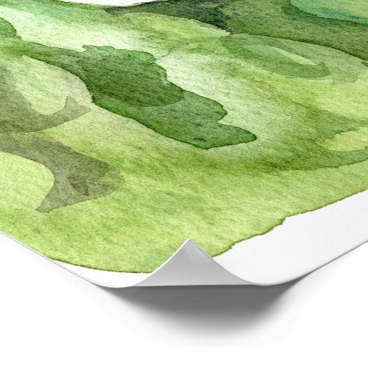 Scripture Song of Solomon White Poppies  ポスター (角)