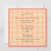  scripture Tea Party のさわやかなティーポット 招待状 (正面)