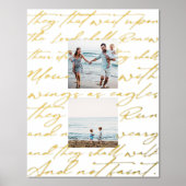 Scripture Wait Upon the Lord Two Photo 箔ポスター (正面)