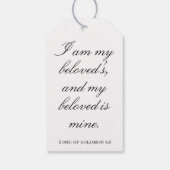 Scripture Wedding Centerpiece, Bridal Shower Decor ギフトタグ (裏面)