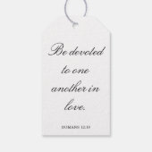 Scripture Wedding Centerpiece, Bridal Shower Decor ギフトタグ (裏面)