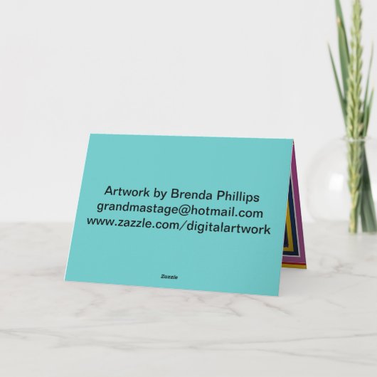 SCRIPTUREDの挨拶状の単語 カード (裏面)