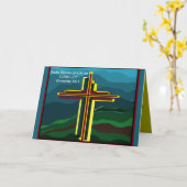 SCRIPTUREDの挨拶状の単語 カード (黄色い花)