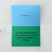 SCRIPTUREDの挨拶状の単語 カード (内部)