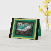 SCRIPTUREDの挨拶状の単語 カード (黄色い花)