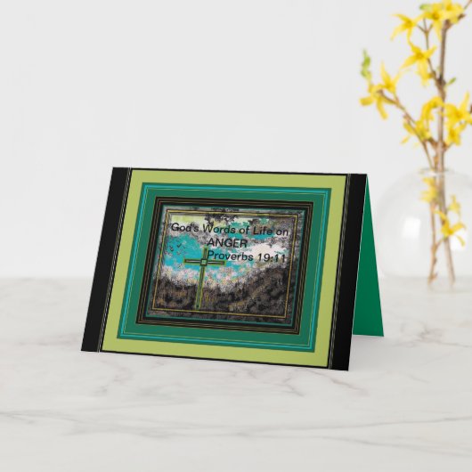 SCRIPTUREDの挨拶状の単語 カード (黄色い花)