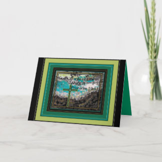 SCRIPTUREDの挨拶状の単語 カード