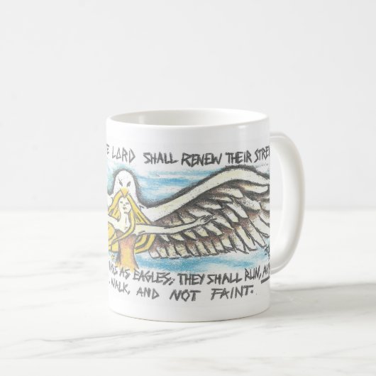 Scripturedのoffeeのマグ コーヒーマグカップ (正面右)