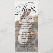 Scripty Photo Wedding Dayメニュー プログラム (正面)