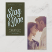 Scripty Stag & Doeチケット 名刺 (正面/裏面)