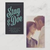 Scripty Stag & Doeチケット 名刺 (正面/裏面)