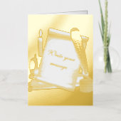 Scroll 箔グリーティングカード (正面)