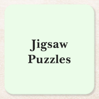 Scroll Down To See These Jigsaw Puzzles スクエアペーパーコースター