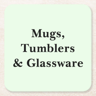 Scroll Down To See These Mugs Tumblers Glassware スクエアペーパーコースター