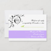 Scroll leaf white purple & Star of David RSVP (裏面)