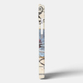 Scrollworkのパネルをはめられた抽象的な絵画 Case-Mate iPhoneケース (裏面 / 左)