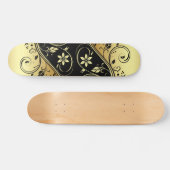 Scrollworkの賞獲得の二重花のスケートボード スケートボード (横)