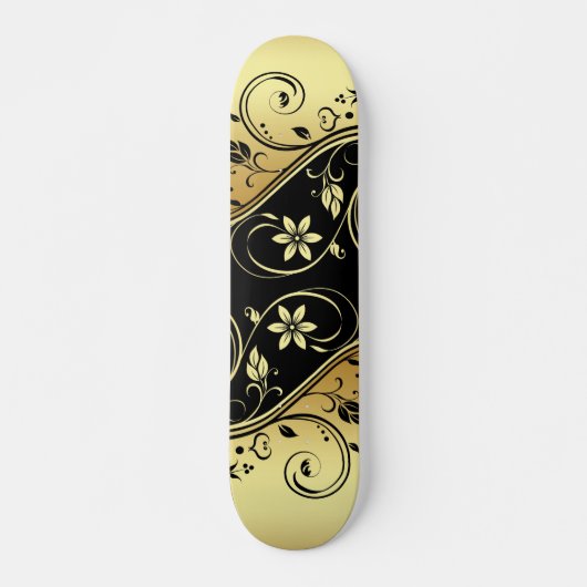 Scrollworkの賞獲得の二重花のスケートボード スケートボード (正面)