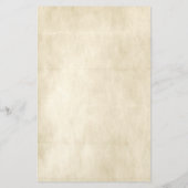 Scrollworkファンシーの古い羊皮紙(名前付き)  便箋 (裏面)