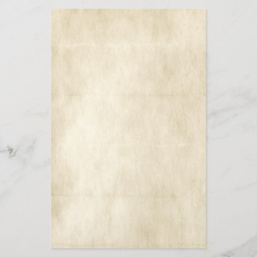 Scrollworkファンシーの古い羊皮紙（名前付き）  便箋 (裏面)