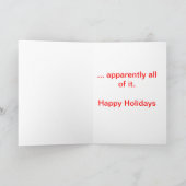 Scroogeのクリスマスカード シーズンカード (内部)